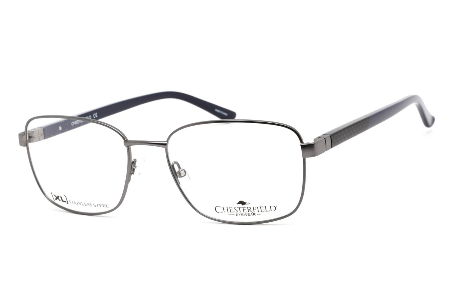 Eyeglasses-Chesterfield-CH-91XL-MATTE-GREY-Clear-demo-lens-1.jpg CHESTERFIELD CH 91XL 0RIW 00 - Image 1