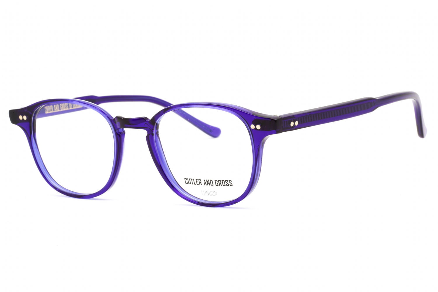Eyeglasses-Cutler-and-Gross-CG1312-Purple-Clear-Lens-1.jpg CUTLER AND GROSS CG1312 004 - Image 1