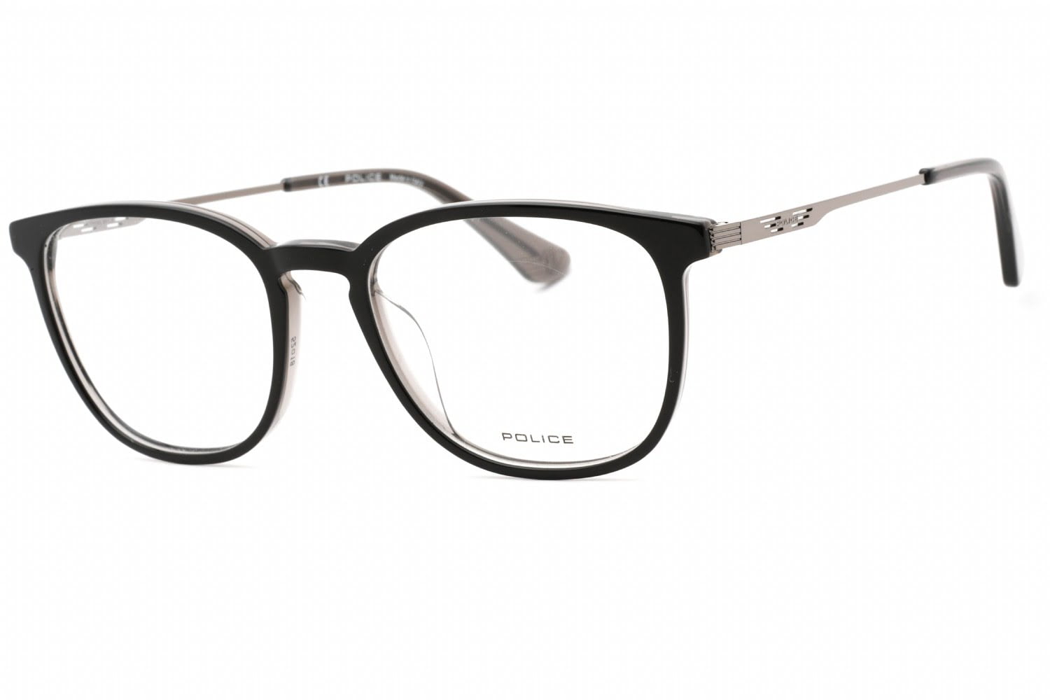 Eyeglasses-Police-VPLD07M-Black-Top-Grey-Clear-Lens-1.jpg POLICE VPLD07M 01AL - Image 1