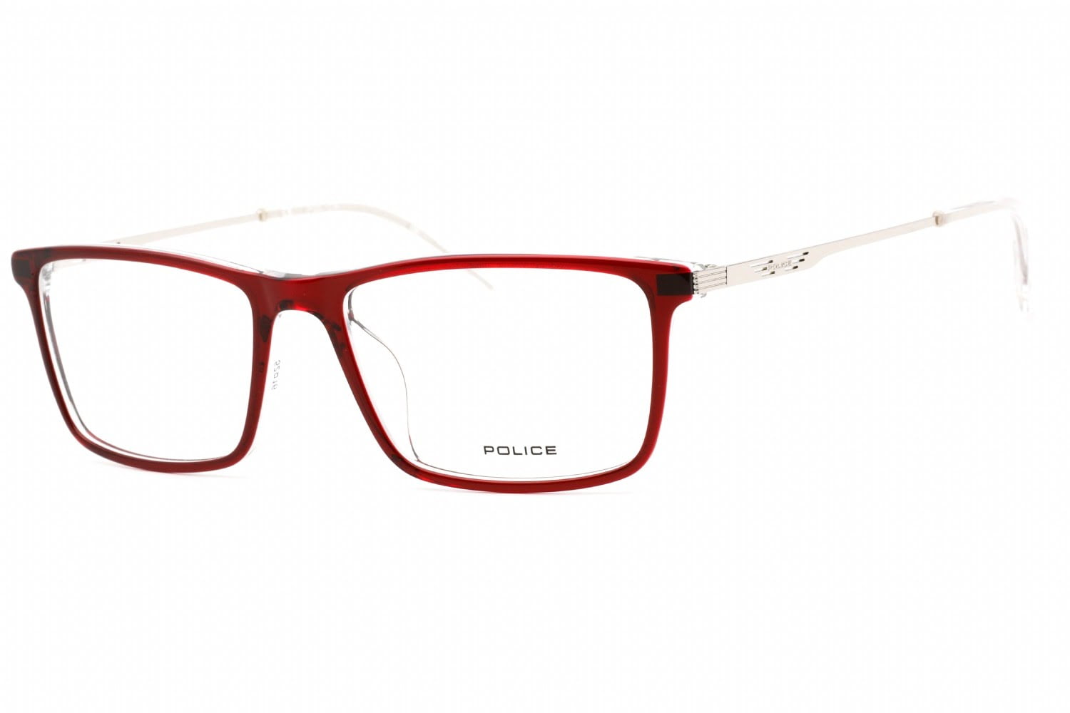 Eyeglasses-Police-VPLD08M-Bordeaux-Top-Crystal-Clear-Lens-1-1.jpg POLICE VPLD08M 06RZ - Image 1