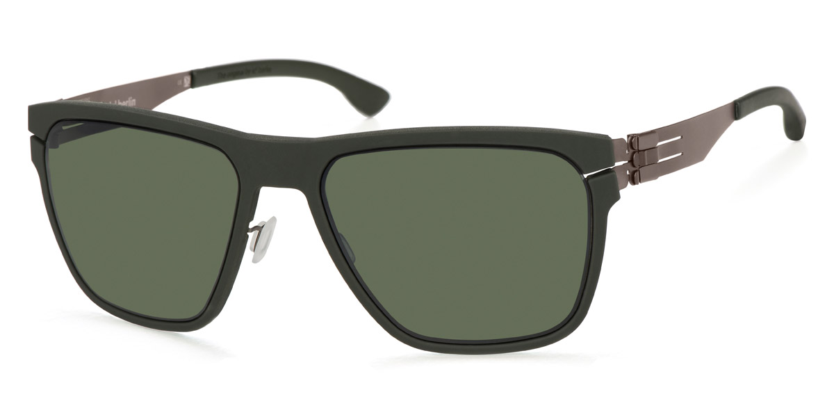 bloc-graphite-dark-green-sunglasses-rh0030h127025t18902do-01.jpg IC BERLIN Bloc RH0030H127025t18902d - Image 1